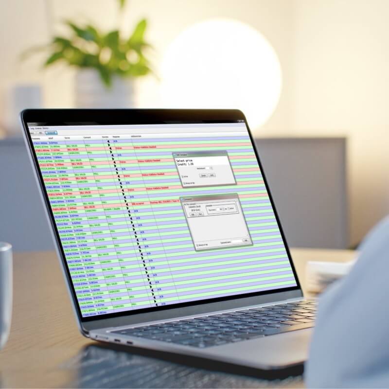 Our MDB Toolschest software is viewed on a computer screen.